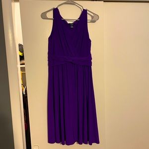 Purple chaps dress